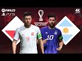 FIFA 23 | POLAND vs ARGENTINA - FIFA World Cup Qatar 2022 (PS5 4K 60FPS)