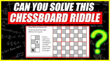 Can You Solve This 🏁Chessboard Riddle❓ Knight on chessboard brain teaser!!