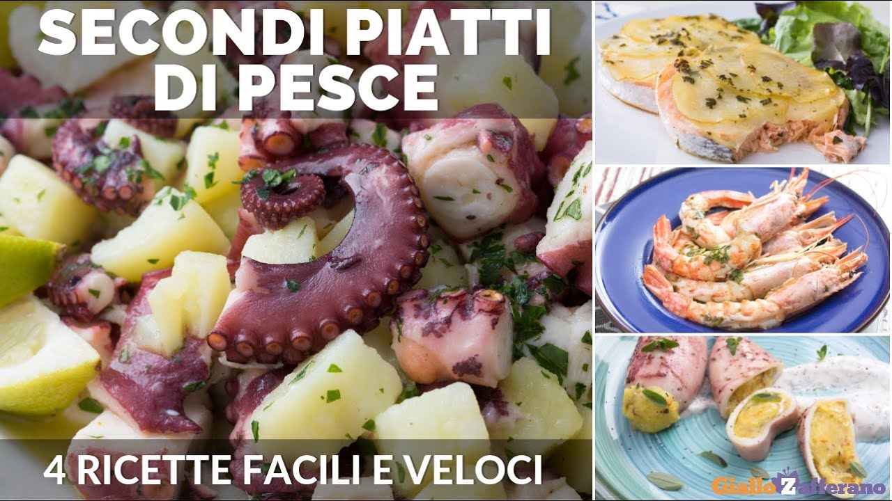 Antipasti Di Pesce Per Natale Giallo Zafferano.Secondi Piatti Di Pesce 4 Ricette Facili E Veloci Youtube