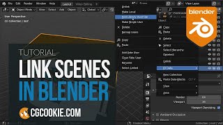 How to link Blender scenes, data blocks and library overrides (2020)