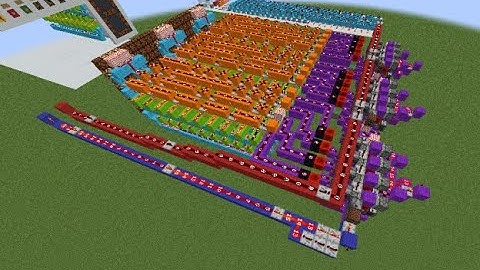 Redstone Binary to 7-segment Display Demonstration (1.20) | Minecraft