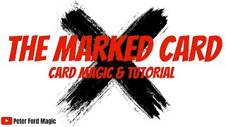 Easy Card Magic - The Marked Card - Red Bicycle Rider Back