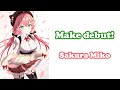 [Sakura Miko] - Make debut! / Team Spica