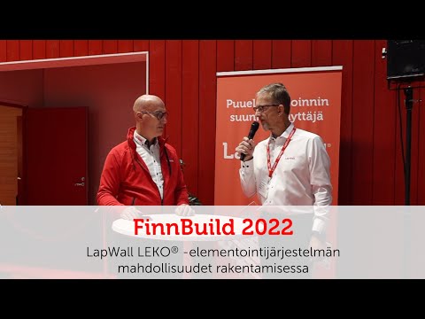 FinnBuild 2022 - LapWall LEKO®  -elementointijärjestelmän mahdollisuudet rakentamisessa