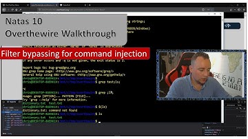 Understanding command injection with filter bypass - Natas10 - Overthewire.org - Walkthrough