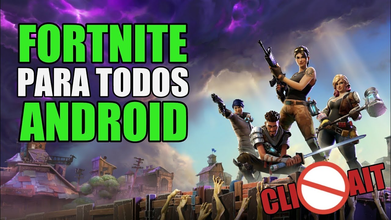 🔵 AGORA SIM! FORTNITE PARA QUALQUER ANDROID YouTube