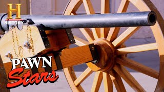 Pawn Stars: Rick’s EXPLOSIVE DEAL for EXPENSIVE Cannon (Season 18) | History