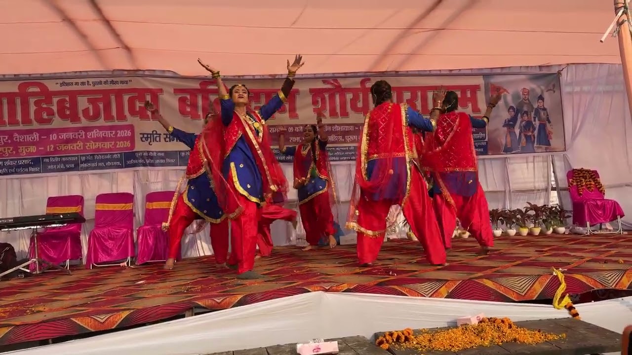 Sakar kala kriti ke kalakaro dwara panjabi lok nritya ki prastuti 