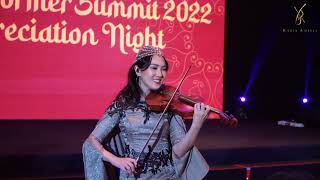 A Whole New World (OST Aladdin) Violin LIVE Performance by Kezia Amelia