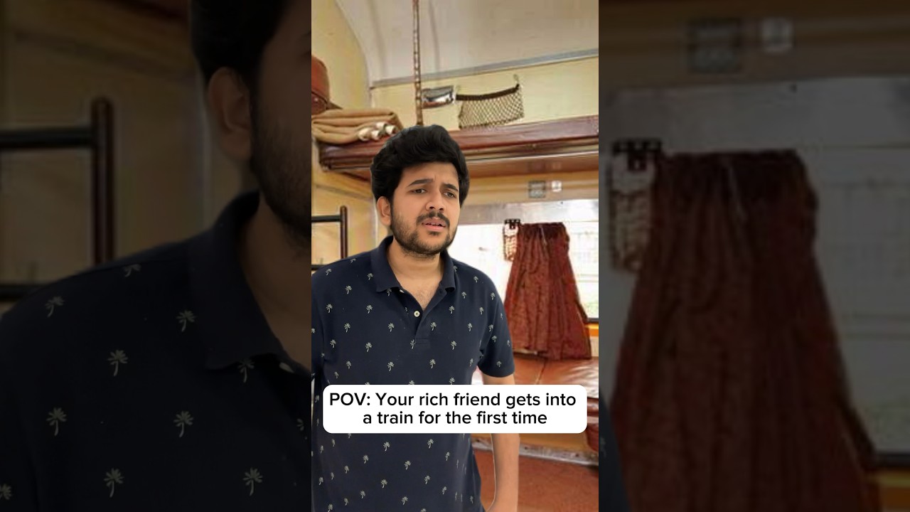 Rich friend getting into train😂|Prudhvi Mania|train|