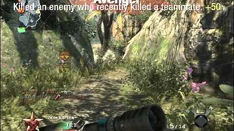 Call Of Duty Black Ops - 360 Tomahawk and 360 Quick Scope in 1 Life