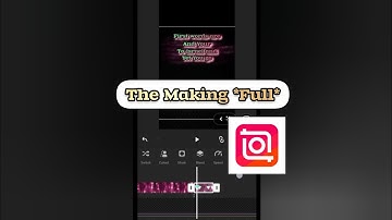 The Making *Full* Tutorial #tutorial #edit #animation #apps #inshot 