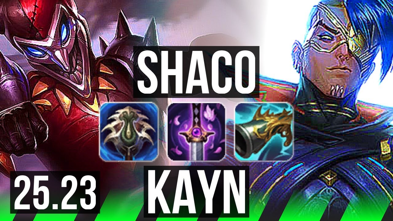 SHACO vs KAYN (JGL) | 28/2/12 | NA Master | 25.23