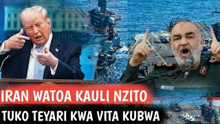 HABARI ZA HIVI PUNDE KUTOKA VITA YA IRAN NA  ISRAEL 