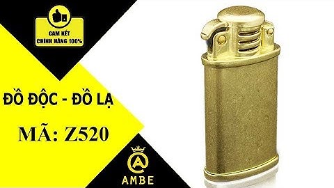 Bật lửa xang đá gió thổi không tắt Zorro Z520 - Ambe.vn