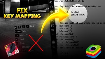 CUSTOM KEY MAPPING FIX IN FREE FIRE MAX - BLUESTACKS 5 , AUTO SPRINT FIX 