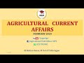 FEBRUARY 2020 AGRICULTURAL CURRENT AFFAIRS FOR NABARD, AFO, FCI, FSSAI, NSC etc