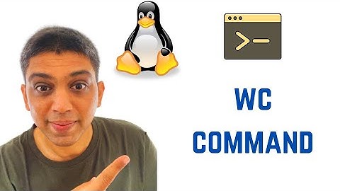 Linux Command Line Tutorial For Beginners - wc command