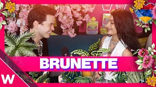 🇦🇲 Brunette &quot;Future Lover&quot; INTERVIEW after Eurovision 2023 second rehearsal