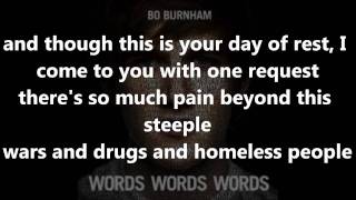 Video thumbnail of "Bo Burnham - Rant With Lyrics"