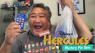 Unboxing Disney's Hercules Mystery Pin Sets