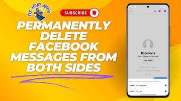 How to Permanently Delete Facebook Messages From Both Sides