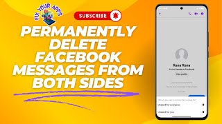 How to Permanently Delete Facebook Messages From Both Sides