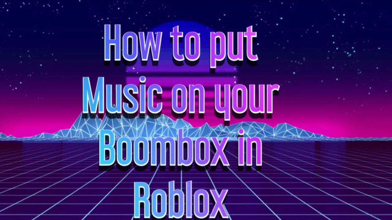 How To Put Music On A Boombox On Roblox Ipad Youtube - how to play music on roblox boombox