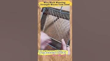 Wire Mesh Weaving: Strength Woven from Steel   #EngineeredEffort