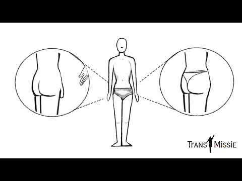 How to wear a corrective MtF string with 2 different tucking options