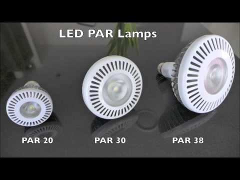LED PAR lamp vs Incandescent Halogen PAR lamp