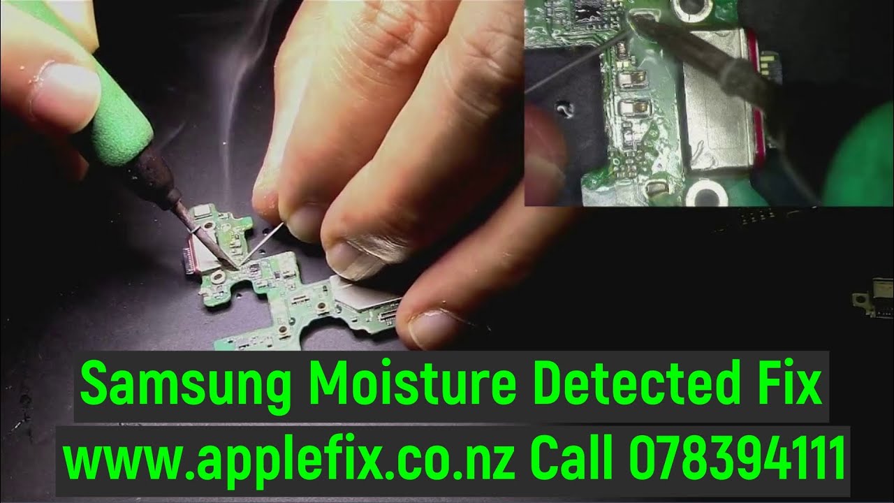 Moisture Detected In Charging Port But Not Wet samsung moisture detected in usb port Not Charging fix | Hamilton | New