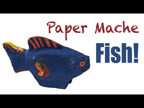 How To Make a Paper Mache Fish - Studio DIY