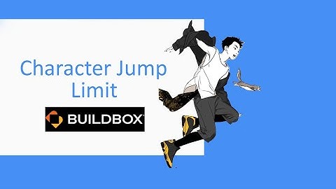 8: Adding limit to charcter jump in buildbox 3