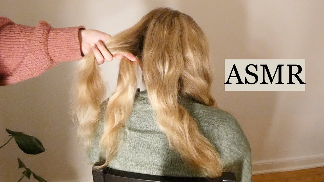 ASMR Taking Real Good Care of My Friend 💕 (braiding/styling, hair play, hair brushing, no