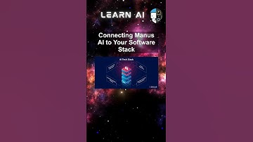 Connecting Manus AI to Your Software Stack #ai #artificialintelligence #machinelearning #aiagent