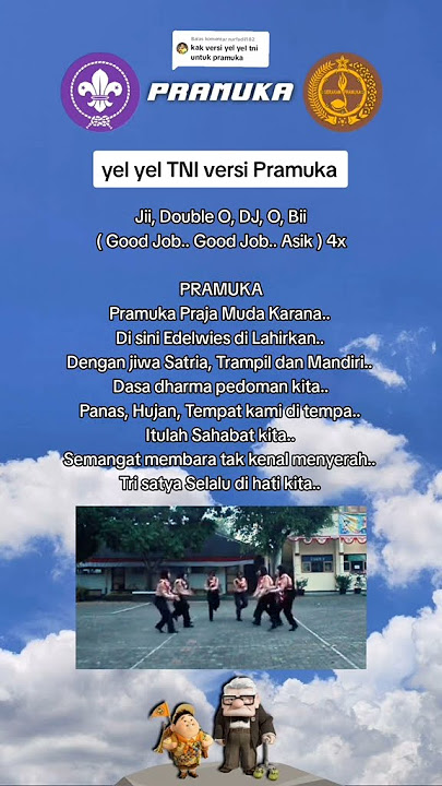 yel yel Pramuka versi TNI komando dengan gerakan *#pramuka#short