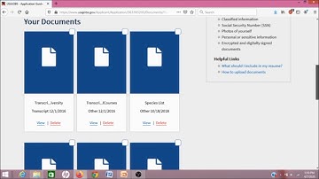USAJOBS Application Video