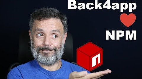 Back4app and NPM Modules