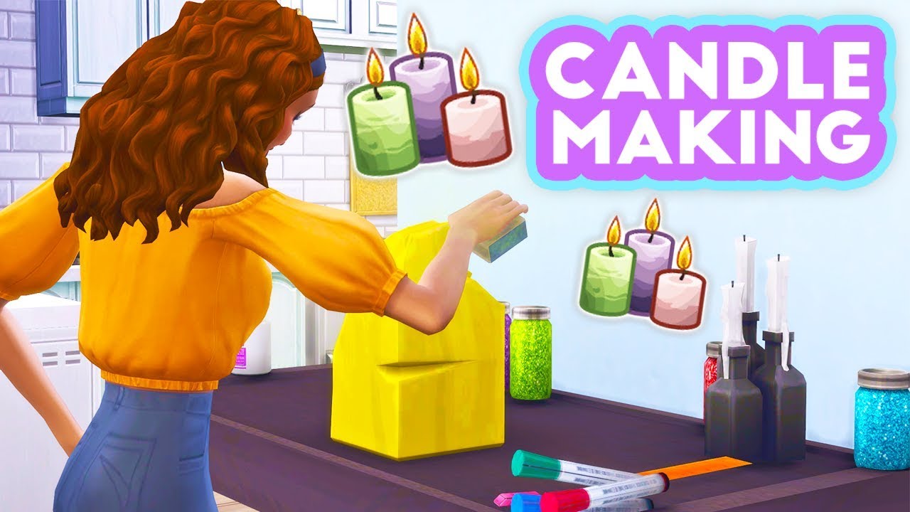 CANDLE MAKING MOD // THE SIMS 4 | MOD OVERVIEW - YouTube