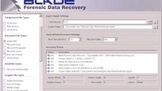 Blade: Document Recovery using Blade Forensic Data Recovery