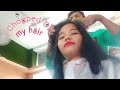 OUR NEW HAIR CUT AT UNISEX SALON | FINALLY LONG TO SHORT HAIR | Vlog part 1