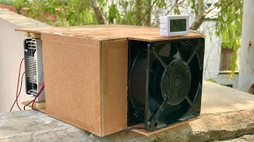How to make a Portable Thermoelectric Air Conditioner at Home