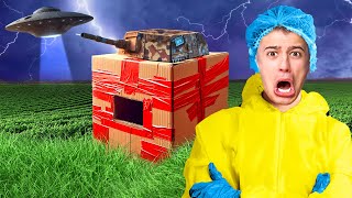 видео: 100% Неразрушимый КАРТОННЫЙ БУНКЕР от Нападения Пришельцев ! – Челлендж картинка: 100% Неразрушимый КАРТОННЫЙ БУНКЕР от Нападения Пришельцев ! – Челлендж