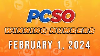 P32M Jackpot Super Lotto 2D 3D 6D and Lotto February 1 2024