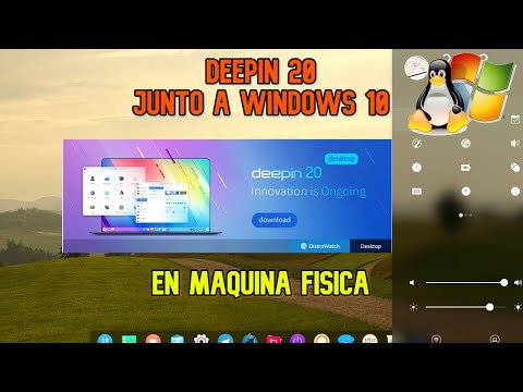 Instalar Deepin 20 junto a windows 10 en Maquina Fisica | Deepin 20 en español