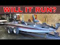 Bass Boat Sitting 10 Years, Lets See If The Engine is Good?