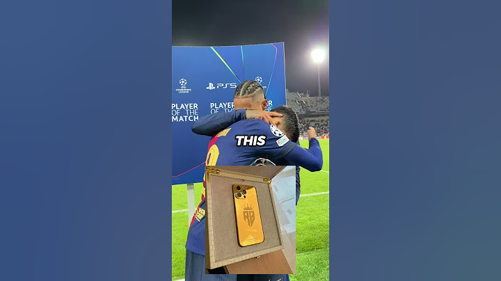 RAPHINHA'S GOLD-PLATED IPHONE GIFT TO KOPA TROPHY WINNER LAMINE YAMAL 🤩🥹 TRUE FRIENDSHIP 🫡