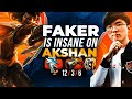 FAKER is already INSANE on AKSHAN?? *ARE WE SLEEPING ON THIS NEW CHAMP?*