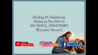 Karaoke Doding Haleluya No 194 | Sai Sihol Usihanku